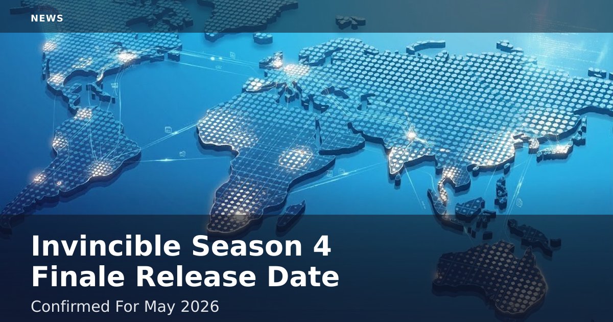"Invincible" Season 4 Finale Release Date Confirmed For May 2026