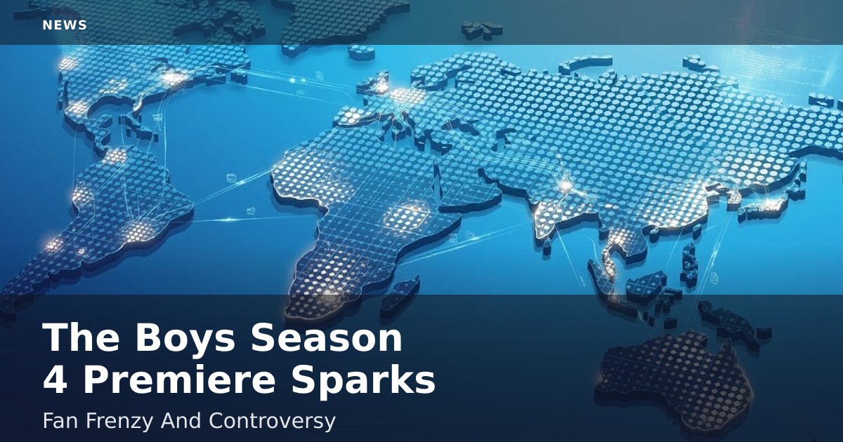 "The Boys" Season 4 Premiere Sparks Fan Frenzy And Controversy