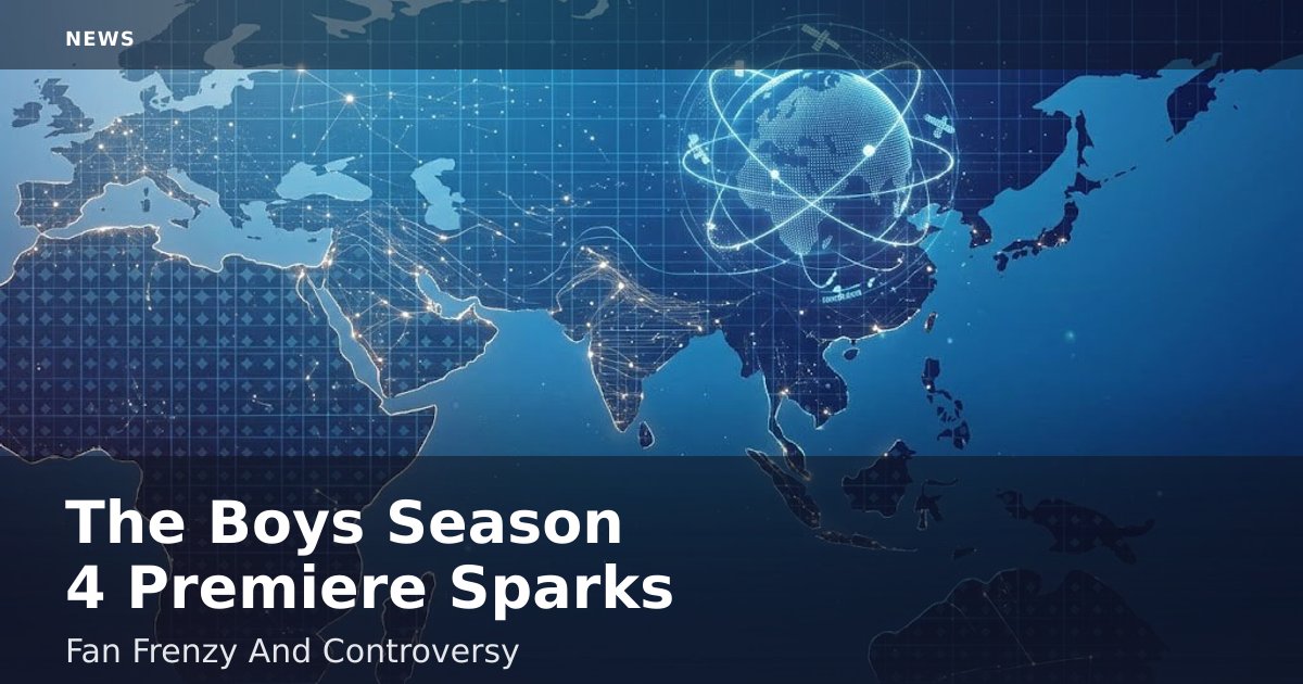 'The Boys' Season 4 Premiere Sparks Fan Frenzy And Controversy