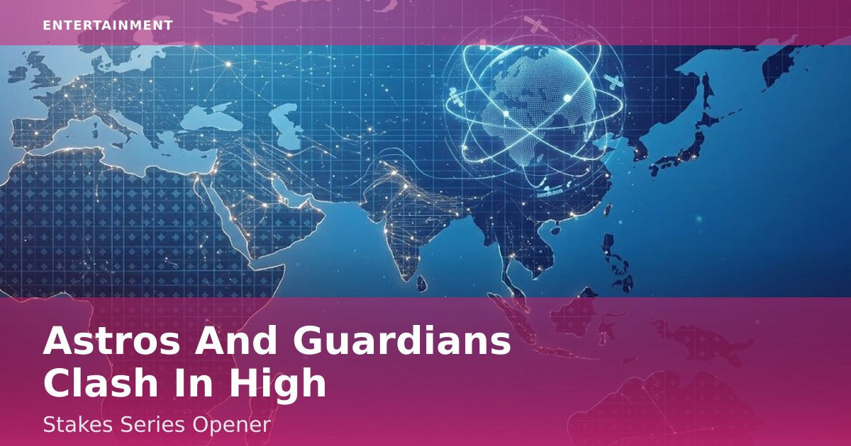 Astros And Guardians Clash In High-Stakes Series Opener