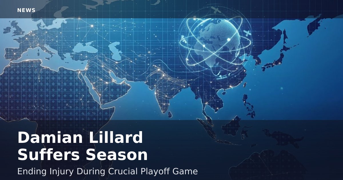 Damian Lillard Suffers Season-Ending Injury During Crucial Playoff Game