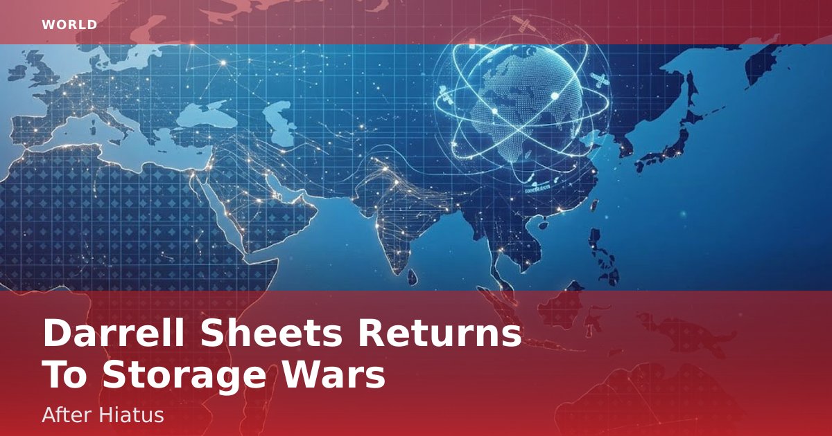 Darrell Sheets Returns To 'Storage Wars' After Hiatus