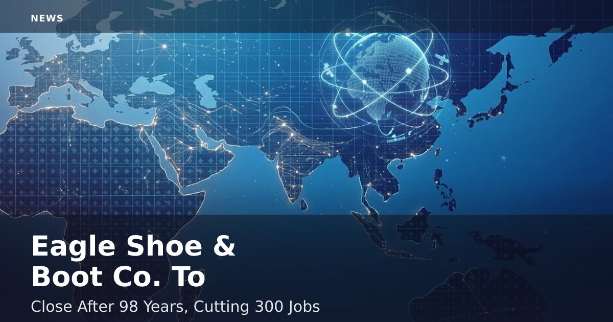 Eagle Shoe & Boot Co. To Close After 98 Years, Cutting 300 Jobs