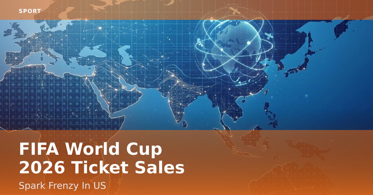 FIFA World Cup 2026 Ticket Sales Spark Frenzy In US
