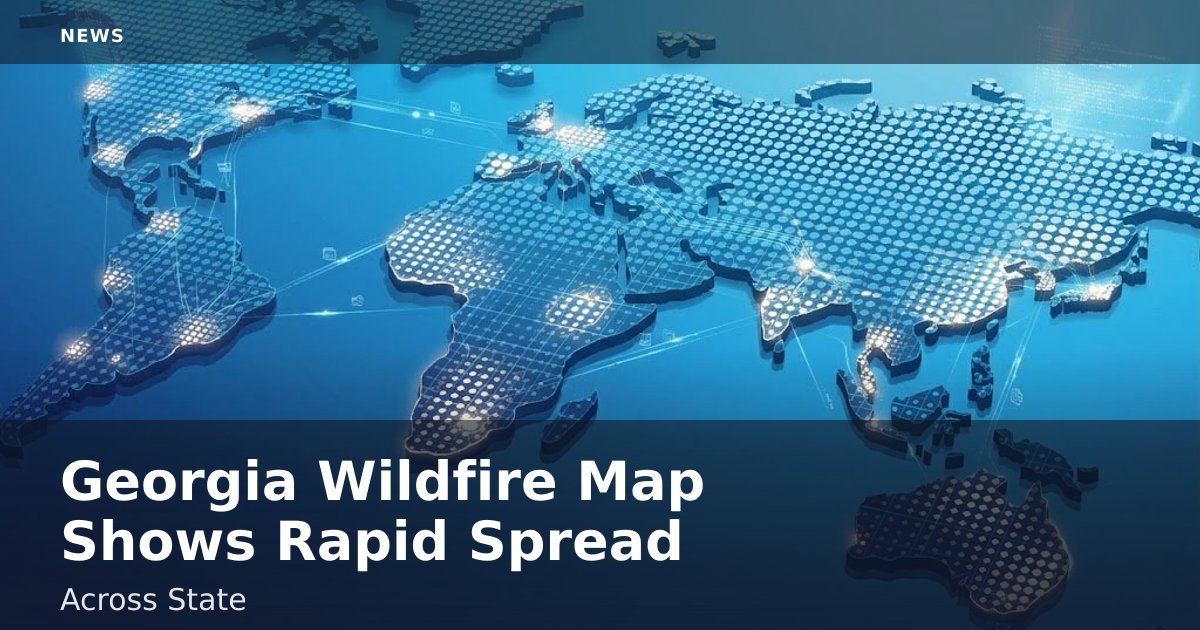Georgia Wildfire Map Shows Rapid Spread Across State