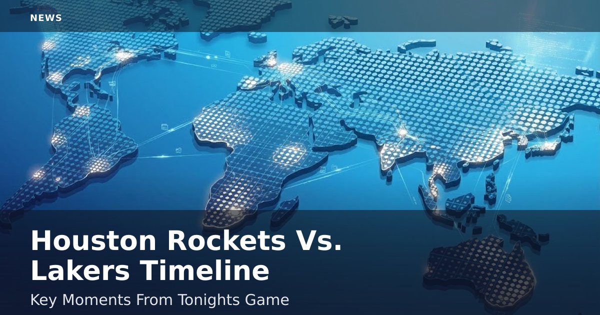 Houston Rockets Vs. Lakers Timeline: Key Moments From Tonight's Game