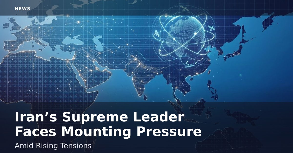 Iran’s Supreme Leader Faces Mounting Pressure Amid Rising Tensions