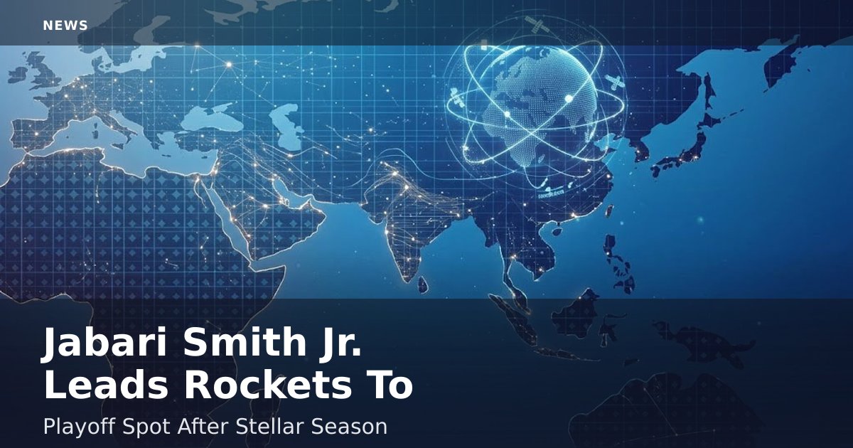 Jabari Smith Jr. Leads Rockets To Playoff Spot After Stellar Season