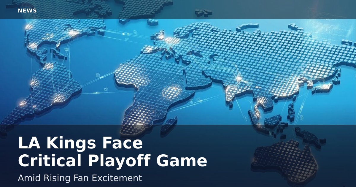 LA Kings Face Critical Playoff Game Amid Rising Fan Excitement