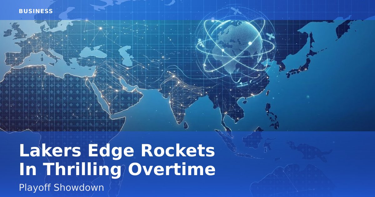 Lakers Edge Rockets In Thrilling Overtime Playoff Showdown