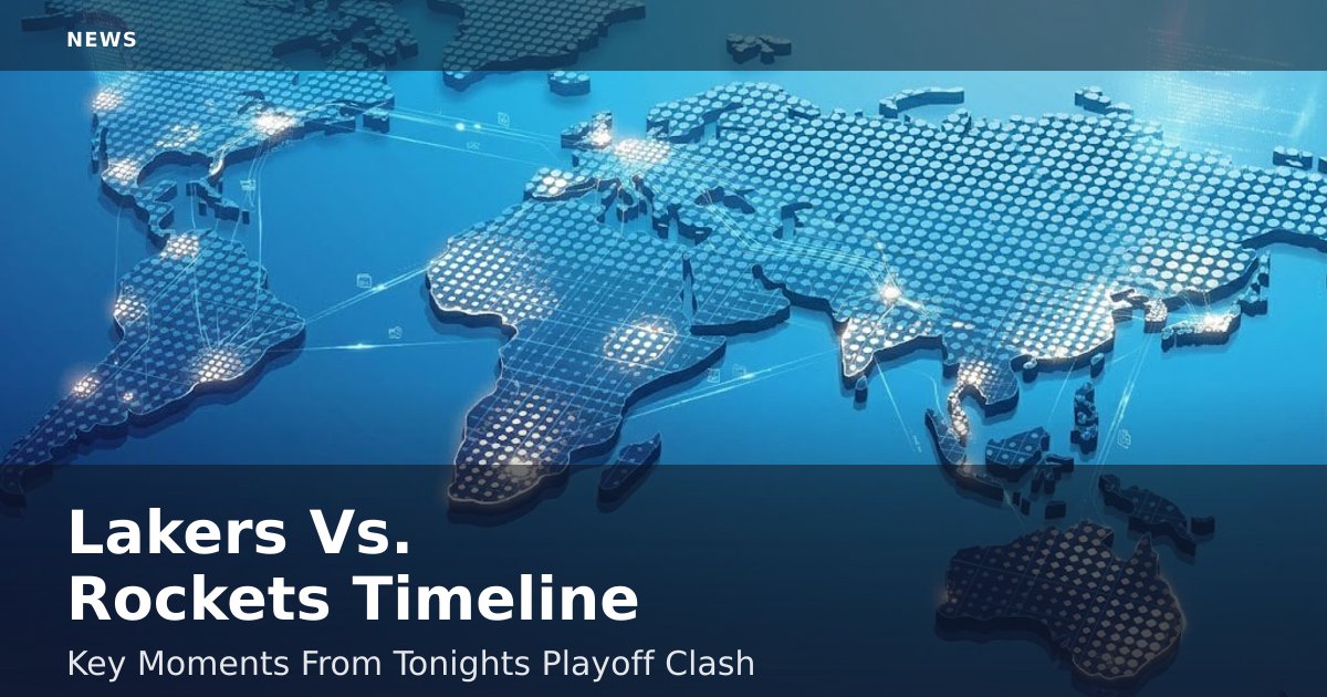 Lakers Vs. Rockets Timeline: Key Moments From Tonight's Playoff Clash