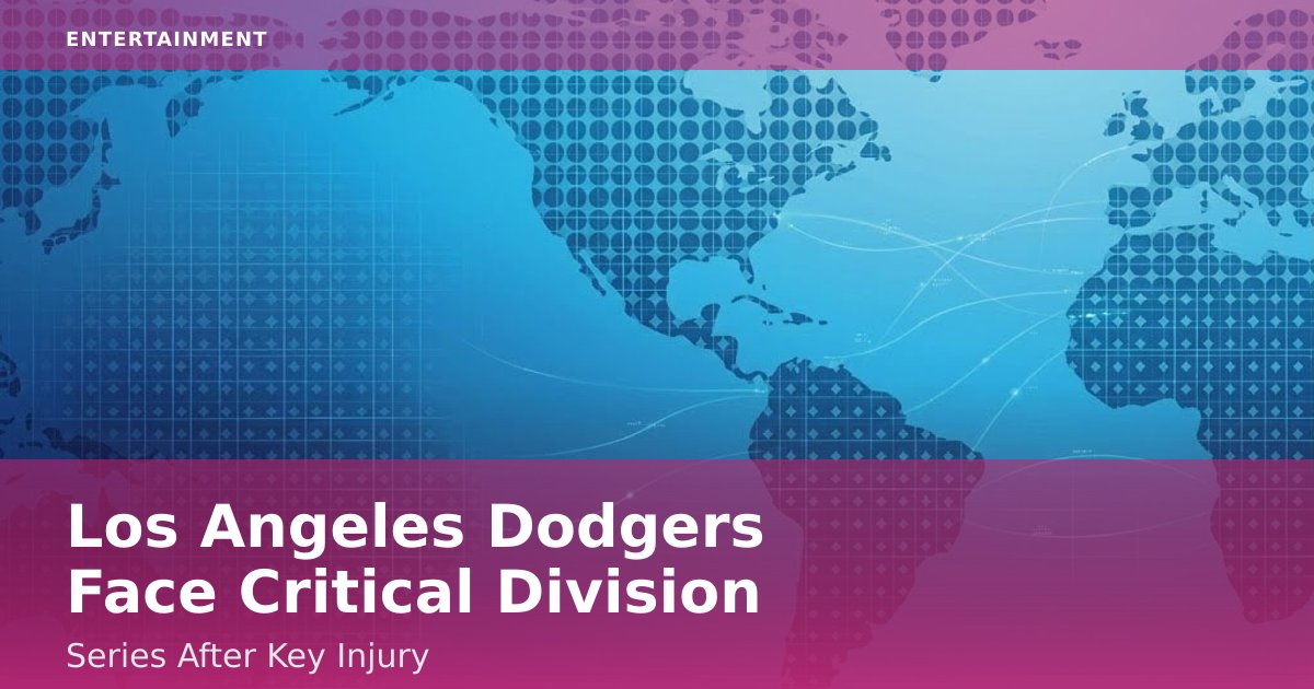 Los Angeles Dodgers Face Critical Division Series After Key Injury