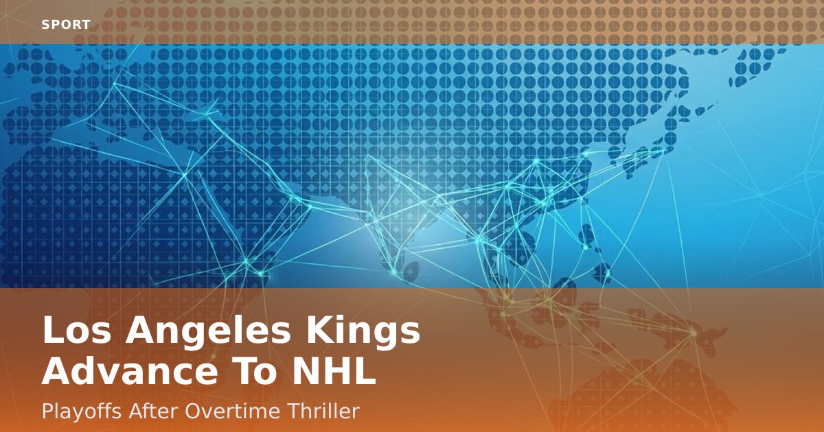 Los Angeles Kings Advance To NHL Playoffs After Overtime Thriller