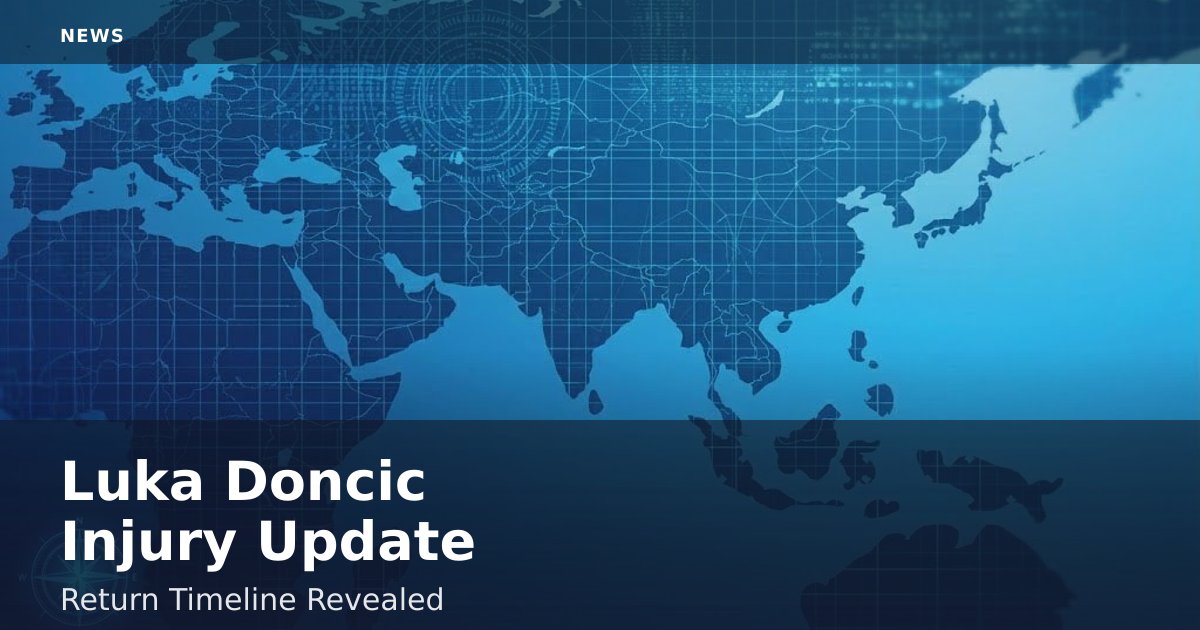Luka Doncic Injury Update: Return Timeline Revealed