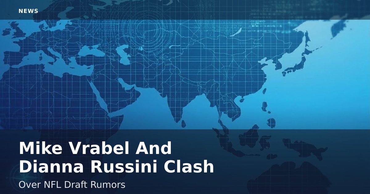 Mike Vrabel And Dianna Russini Clash Over NFL Draft Rumors