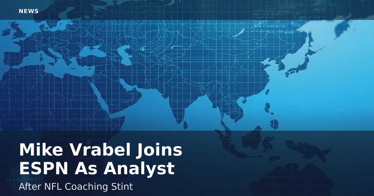 Mike Vrabel Joins ESPN As Analyst After NFL Coaching Stint