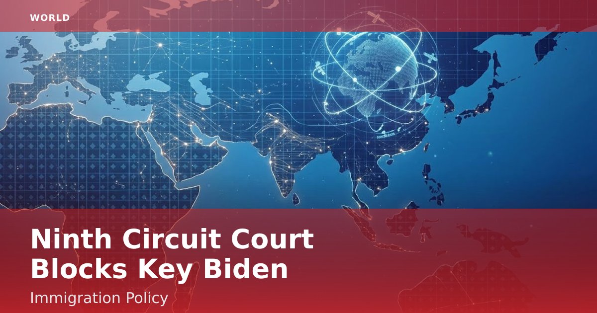 Ninth Circuit Court Blocks Key Biden Immigration Policy