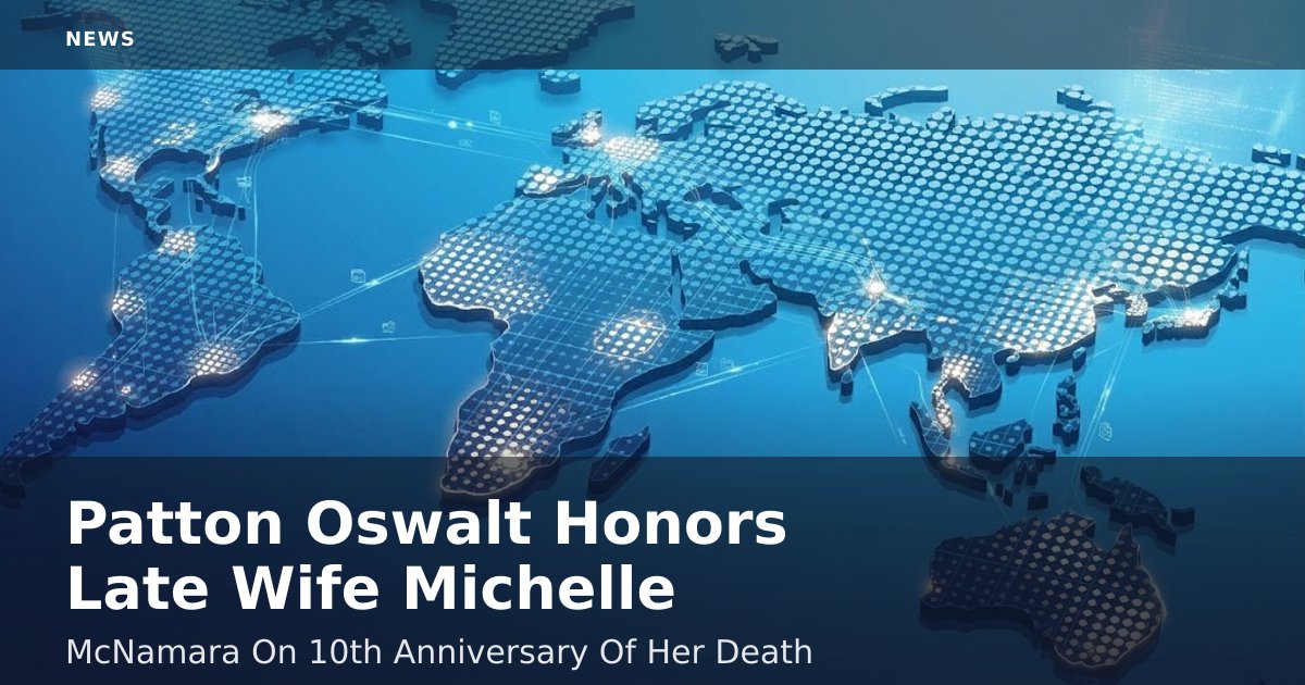 Patton Oswalt Honors Late Wife Michelle McNamara On 10th Anniversary Of Her Death