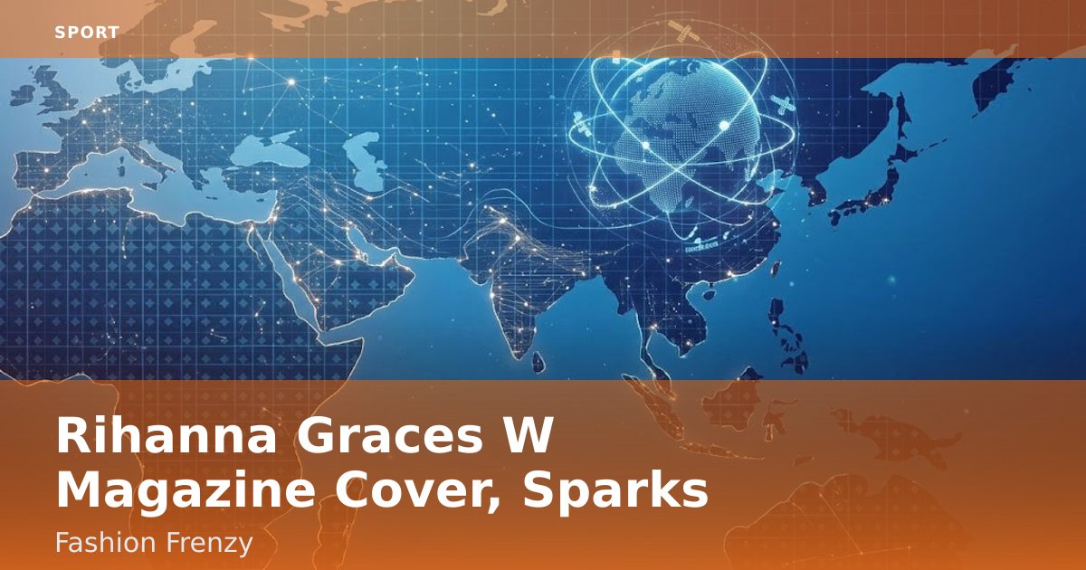 Rihanna Graces W Magazine Cover, Sparks Fashion Frenzy