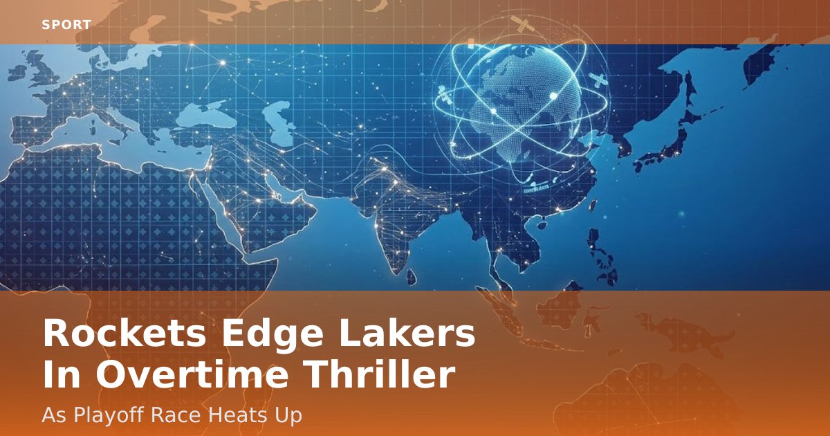 Rockets Edge Lakers In Overtime Thriller As Playoff Race Heats Up