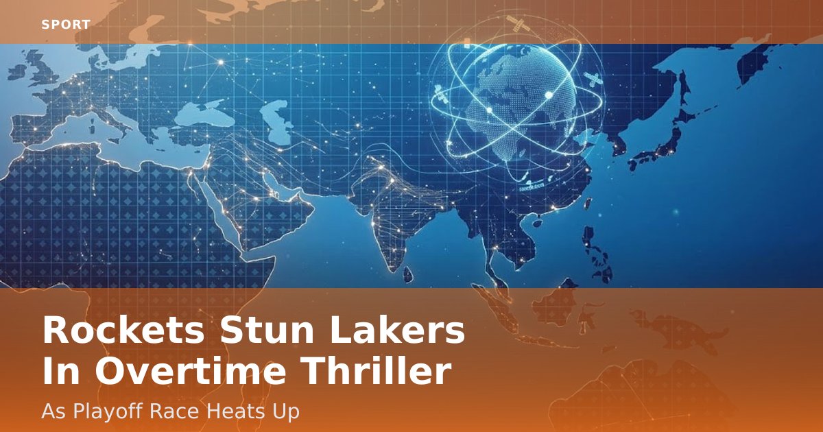 Rockets Stun Lakers In Overtime Thriller As Playoff Race Heats Up