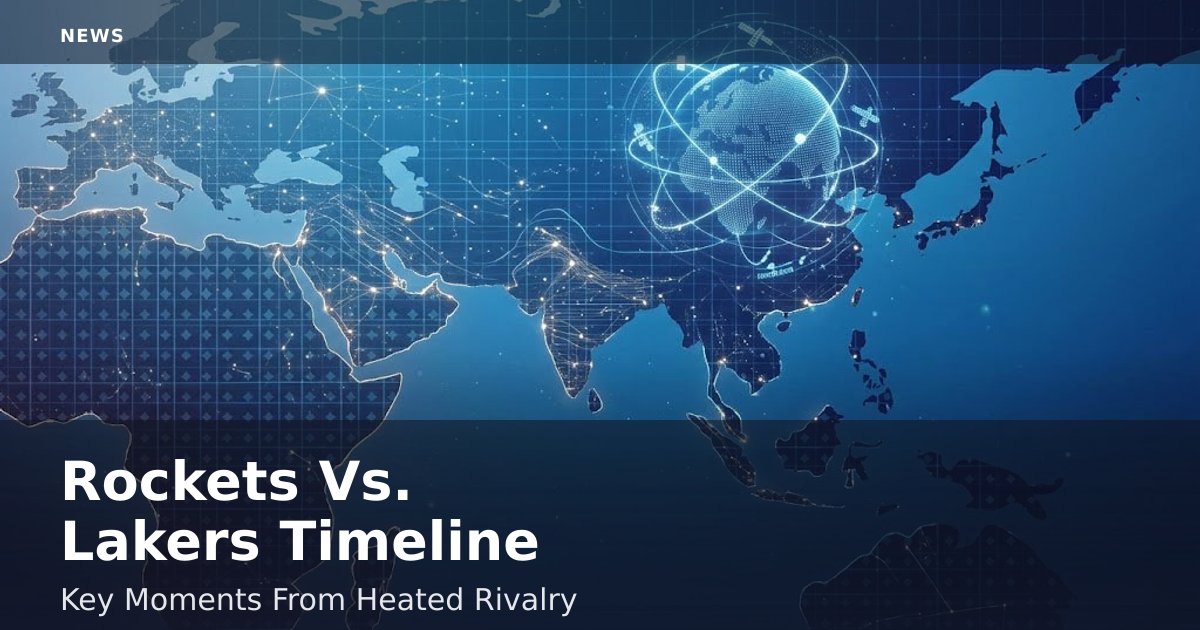 Rockets Vs. Lakers Timeline: Key Moments From Heated Rivalry