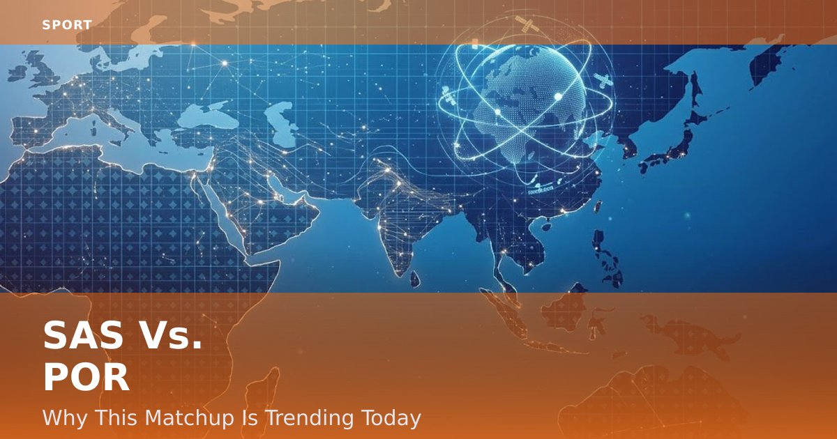 SAS Vs. POR: Why This Matchup Is Trending Today