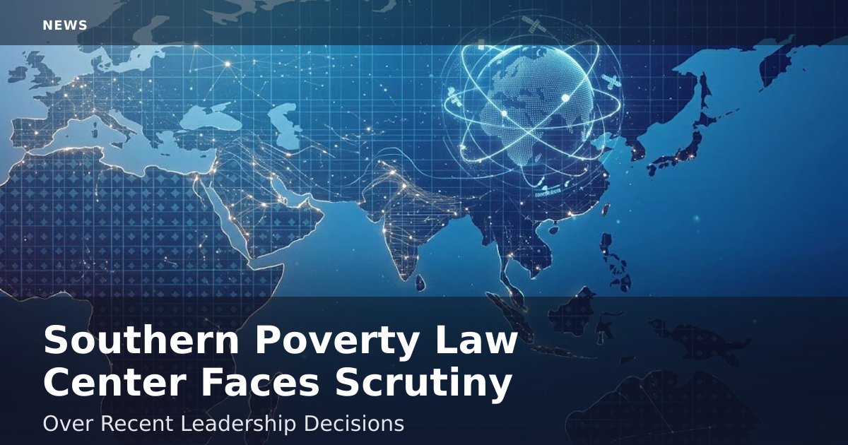 Southern Poverty Law Center Faces Scrutiny Over Recent Leadership Decisions
