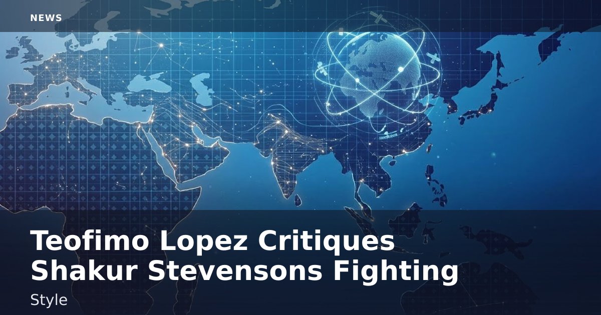 Teofimo Lopez Critiques Shakur Stevenson's Fighting Style