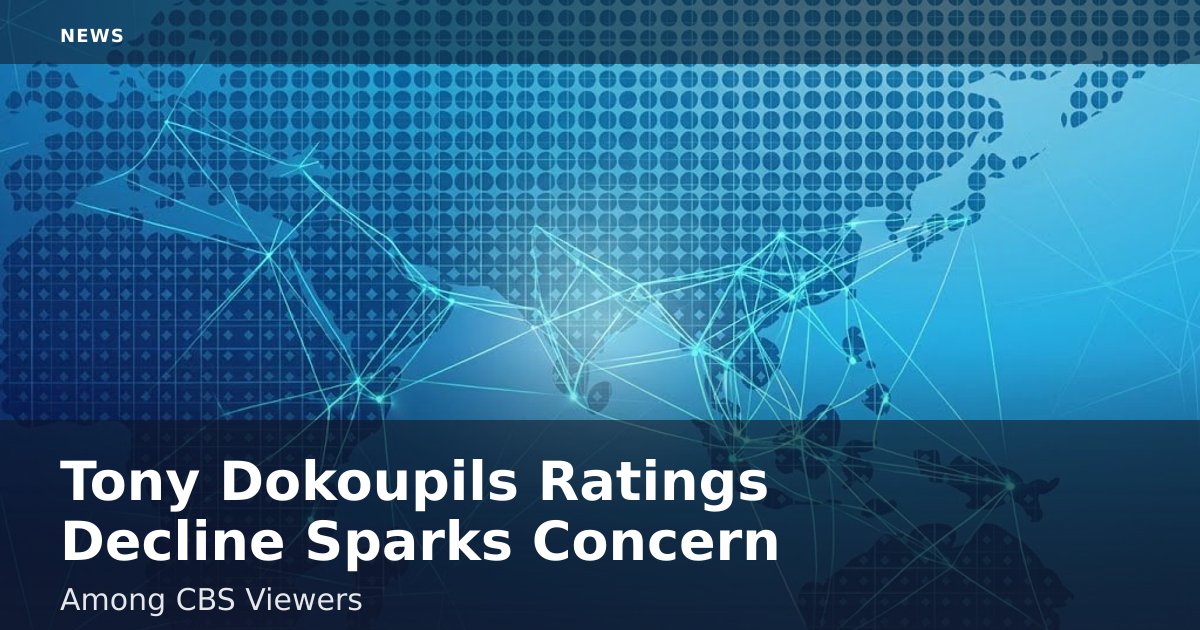 Tony Dokoupil's Ratings Decline Sparks Concern Among CBS Viewers