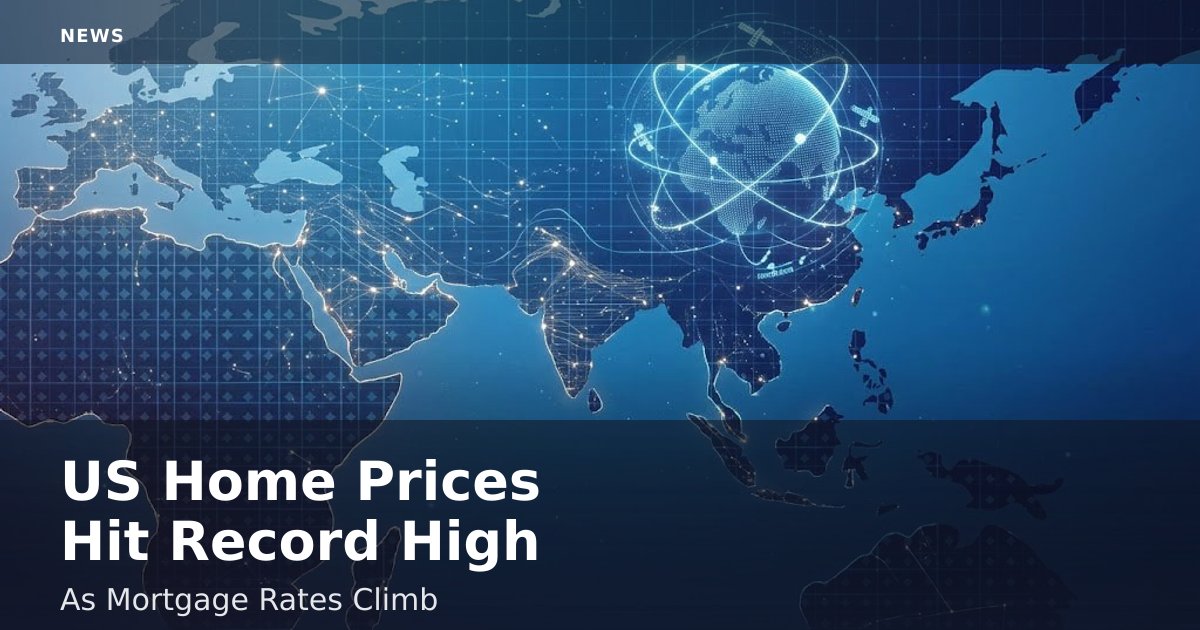 US Home Prices Hit Record High As Mortgage Rates Climb
