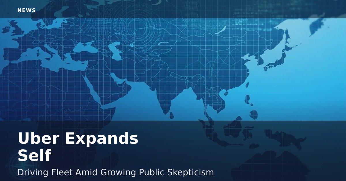 Uber Expands Self-Driving Fleet Amid Growing Public Skepticism