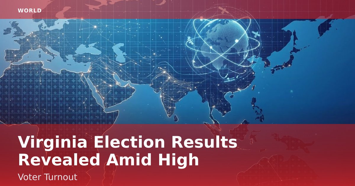 Virginia Election Results Revealed Amid High Voter Turnout