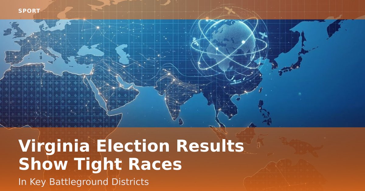 Virginia Election Results Show Tight Races In Key Battleground Districts