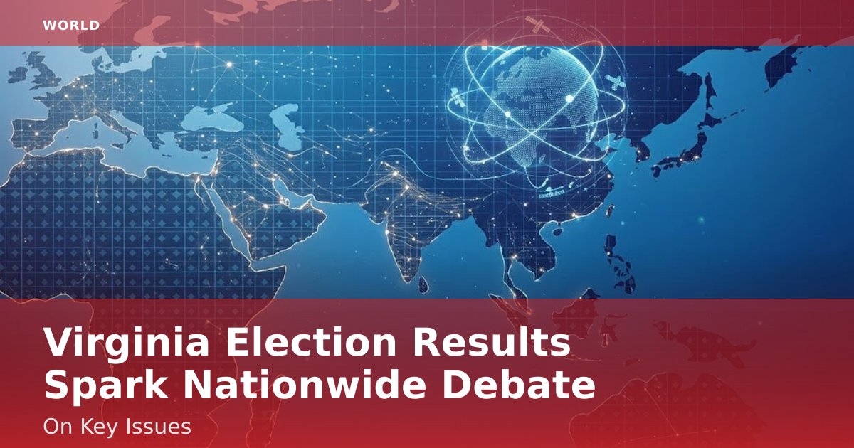 Virginia Election Results Spark Nationwide Debate On Key Issues