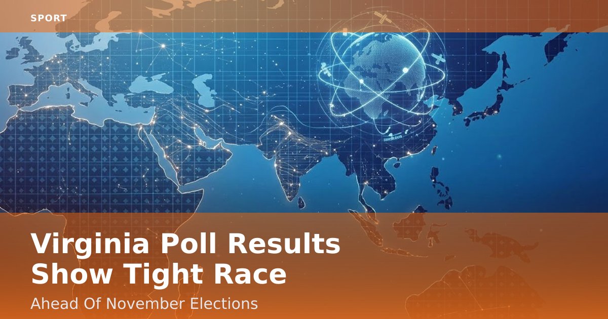 Virginia Poll Results Show Tight Race Ahead Of November Elections