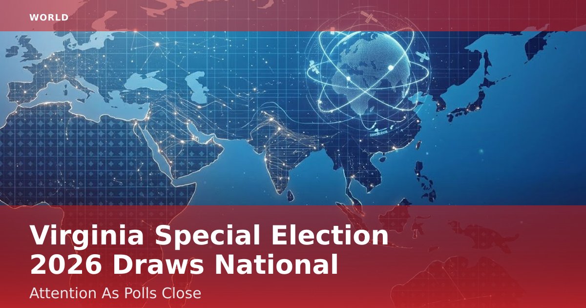 Virginia Special Election 2026 Draws National Attention As Polls Close