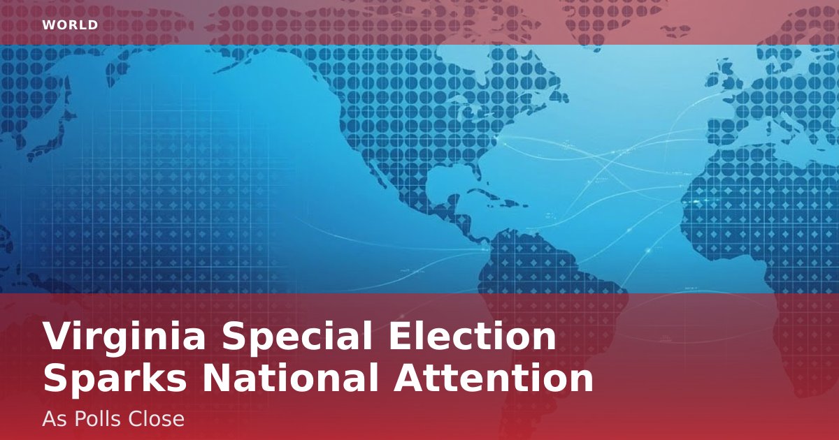 Virginia Special Election Sparks National Attention As Polls Close