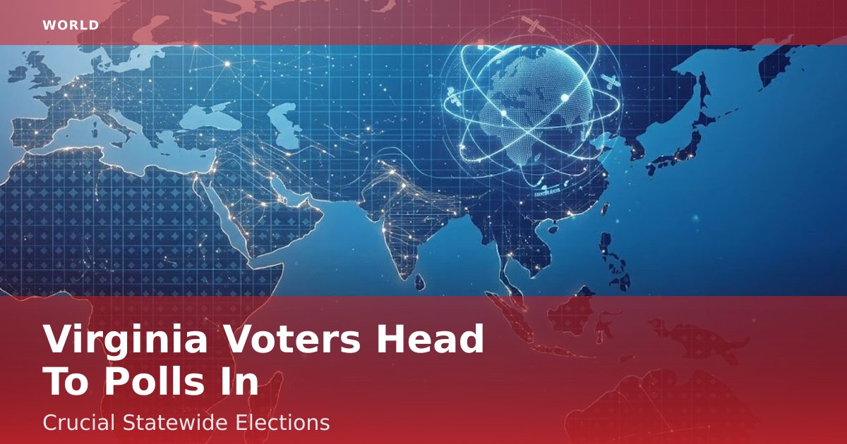 Virginia Voters Head To Polls In Crucial Statewide Elections