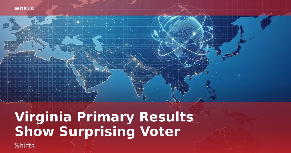 Virginia Primary Results Show Surprising Voter Shifts